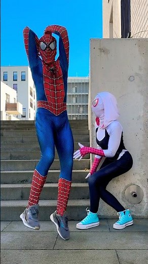 Spider-Man VS Gwen Stacy Funny Scary Prank😱 #shorts