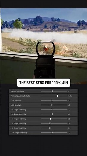 PUBG Best sensitivity 2025 and 400 DPI. Try it 😎 #pubg #pubgpc #fps #tutorial #howto #sens #dpi