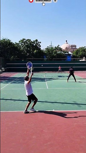 " Doubles Volley Punch Epic Point! 🎾 Doubles💥 Volley #Tennis Punch Rally! 🎾💥 #TennisDoubles"