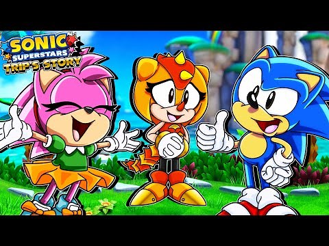 ✨NEW BESTIE!! - Sonic & Amy Play Sonic Superstars "Trip's Story" !!