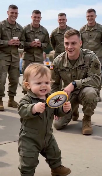 Active-Duty Parents Teach Their Baby Navigation (Sort Of!) 🥹🇺🇸