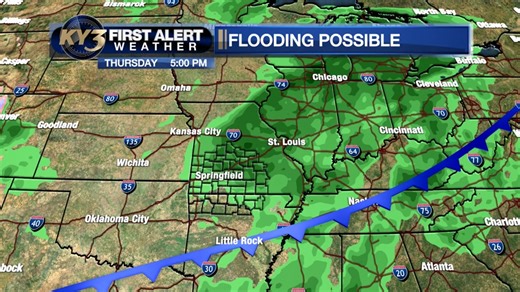 11K views · 93 reactions | FIRST ALERT WEATHER: Severe weather is expected tomorrow along a cold front. Check out the latest timing and impacts | KY3 Weather | Facebook