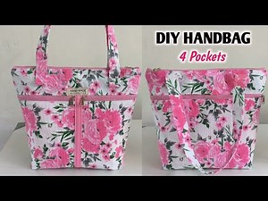Daily Use Handbag for POCKET LOVERS !!! Tote bag tutorial | Ladies Handbag | Shopping bag | DIY BAGS