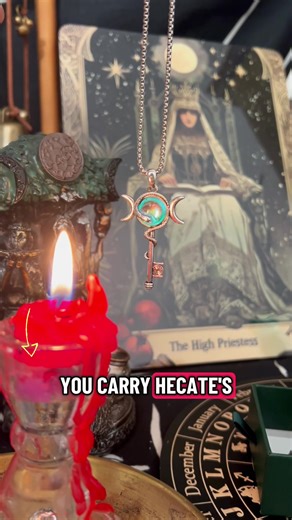 You carry Hecate's Protection.#witch #fyp #hecate #fypシ #necklace