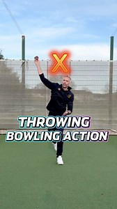 Throwing bowling action Fix ⬇️⬇️⬇️ If you bowl with an illegal action, coach or know anyone who’s arm bends in the bowling action, Then try the 3 steps below. Step 1 - Use a bigger ball, something like a football, basketball or a netball. Step 2 - Keep your hand under the ball (palm facing up to the sky) Step 3 - When bringing the ball over to bowl, try and keep your arm away from your head. This will help you keep your arm straight. 🔹 Share with coaches and bowlers 🙌🏽 #cricket #cricketfever 