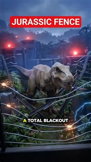 How Jurassic Park's Fence System Actually Contains Apex Predators #shorts #moviefacts