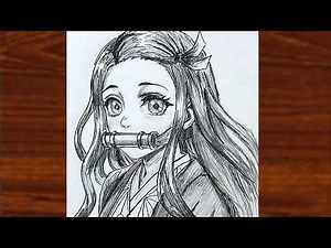 Draw Nezuko Fast & Easy ✏️ | Step-by-Step Anime Drawing Tutorial (Demon Slayer)