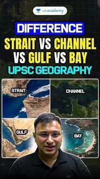 Strait vs Channel vs Gulf vs Bay — What's the Difference? | UPSC Geography | Prelims 2026
