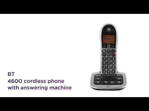 BT 4600 Cordless Phone with Answering Machine | Product Overview | Currys PC World