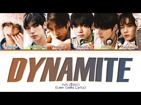 TWS Dynamite (original by BTS) Lyrics (Color Coded Lyrics)
