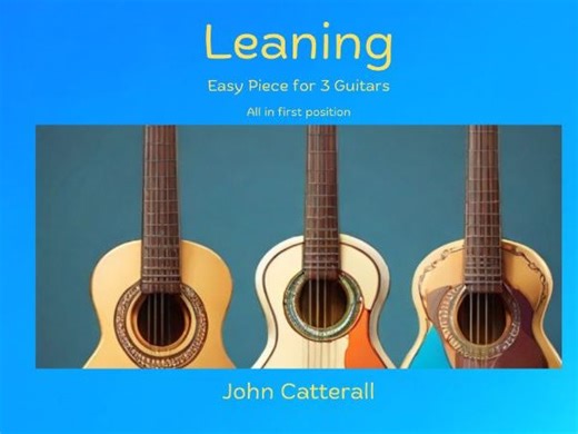 Leaning - Easy music for Guitar Trio | Teaching Resources