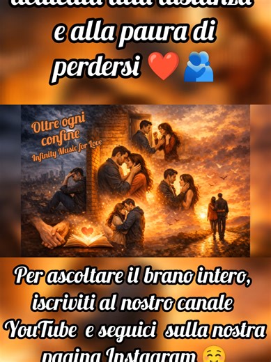 per ascoltare il brano intero iscriviti al nostro canale YouTube https://youtube.com/@infinitymusic-25?si= E seguici sulla nostra pagina Instagram https://www.instagram.com/infinity.music.for per non perdere le prossime uscite ☺️ #musicaitaliana #amorevero #lovemusic #infinitymusicforlove #Emozione
