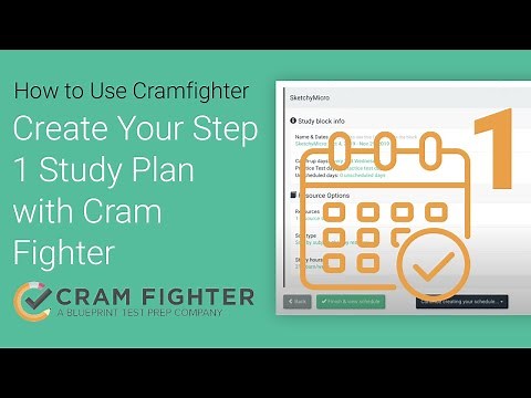 Create Your Step 1 Study Plan with Cram Fighter