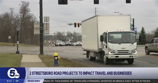 Get ready for construction in Streetsboro