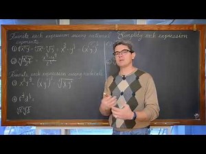 Fractional Exponents Simplifying Radicals