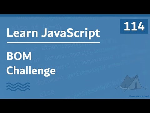 Learn JavaScript In Arabic 2021 - #114 - BOM Challenge