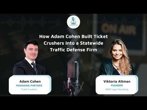 How Adam Cohen Built Ticket Crushers Into a Statewide Traffic Defense Firm