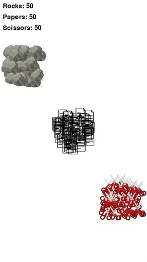 Rock Paper Scissors #rockpaperscissors #asmr #asmrsounds #simulation #satisfyingsounds