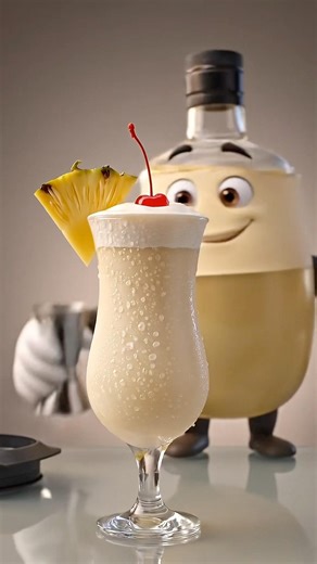 Piña colada, receta deliciosa