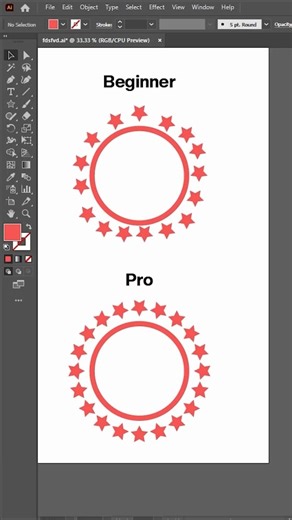 Rotate Tool in Adobe Illustrator ✨ Quick Tutorial #Shorts