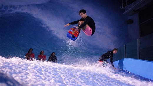 Flow riding the indoor surf experience