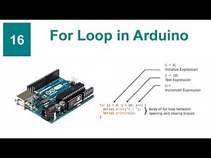 For Loop in Arduino | Tutorial 16 | Proteus Simulation