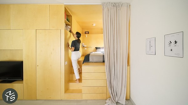 Architects 70’s Italian Apartment Renovation, Verona 35sqm/376sqft