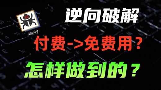 逆向付费软件破解登陆，软件内存中寻找注册码【2025软件黑客、逆向破解、网络验证、Crackme、山寨、封包】【游戏安全，软件安全，网络安全，CTF比赛基础】