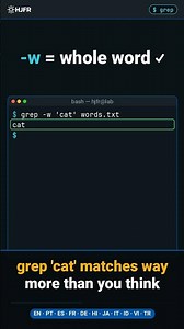 grep 'cat' matches way more than you think 😳 #linux #shorts