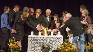 Makepeace family at memorial: 'Our hearts are obliterated'
