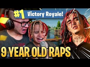 9 YEAR OLD KID RAPS LIKE LIL PUMP ON FORTNITE WTF! "GUCCI GANG" FORTNITE BATTLE ROYALE FUNNY MOMENTS