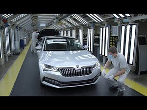 SKODA production plant Kvasiny (2021) - how it's made (PAINTING process & assembling)
