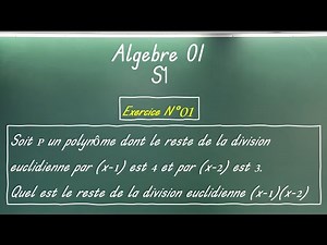 Les Polynômes division euclidienne et factorisation exercice corrigé (Tronc commun -SMP- MIP-SMIA-)