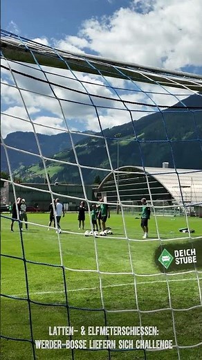 Bosses on the ball: #Werder officials including Fritz take on little challenges in the Zillertal!