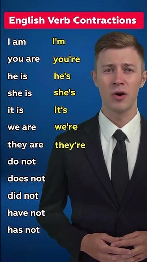 English Verb Contractions You Must Know