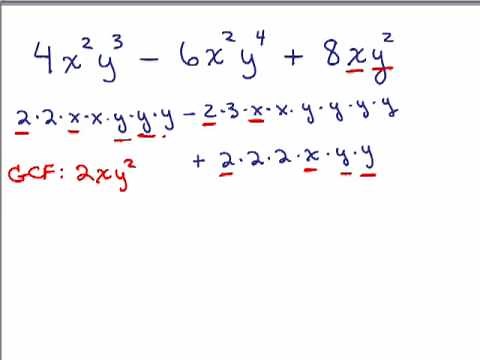 Factoring 1-Factor out GCF