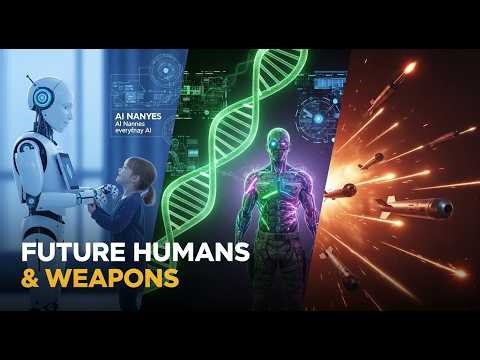 🔴AI Nannies to Super Soldiers: DNA Editing & Loitering Weapon Revolution