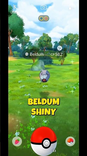 Found a Wild Shiny Beldum in Pokémon GO! ✨ #PokemonGO #ShinyPokemonGO