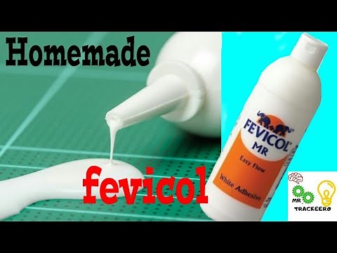 How to make fevicol at home easy in 1 minute!!😎😉