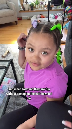 Colorful Bubble Braids Tutorial: Easy Hairstyle for Girls