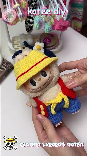 crochet outfit for Labubu| Katee DIY