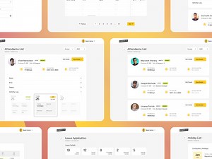 Hybreed HRMS Dashboard Application 😎