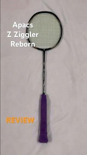 Apacs Z Ziggler Reborn Badminton racket REVIEW #badminton #shuttlesmash #badmintonlovers #review