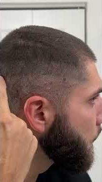 Part 3/8: ASMR Buzz Cut Shadow Fade Self-Haircut Tutorial | How To Cut Your Own Hair