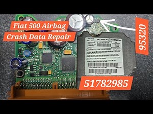 Fiat 500 / Bravo Airbag Module Crash Data Reset and Repair EEPROM 95320 Repair (51782985 / 5WK43908)