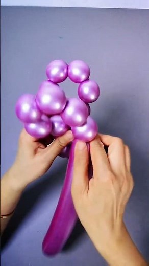 🎈 Stunning Pink Balloon Flower in Minutes | Balloon Twisting for Beginners #balloonpopping