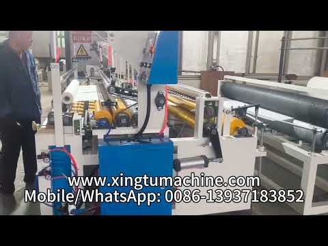 Flower embossing toilet tissue paper roll making machine