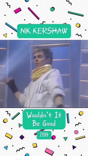 Nik Kershaw - Wouldn't It Be Good | 80s Synthpop Classic
