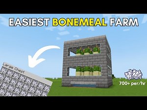 Easy Cactus Bonemeal Farm Tutorial in Minecraft 1.20 | Bonemeal farm 1.20 java