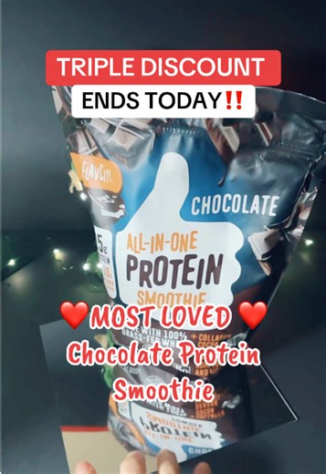 Chocolate Protein Smoothie Sale with Triple Discounts